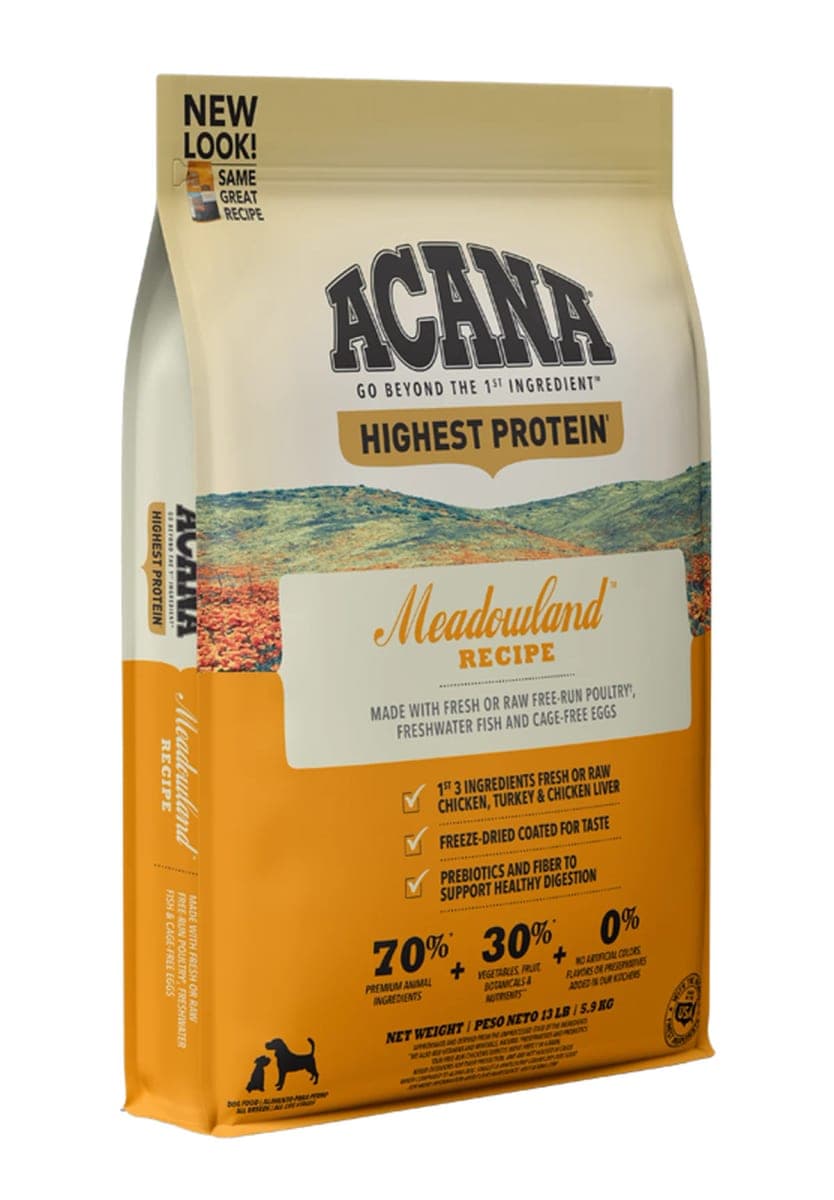 Alimento seco para perros Meadowland, receta de aves y pescado, 2 kg