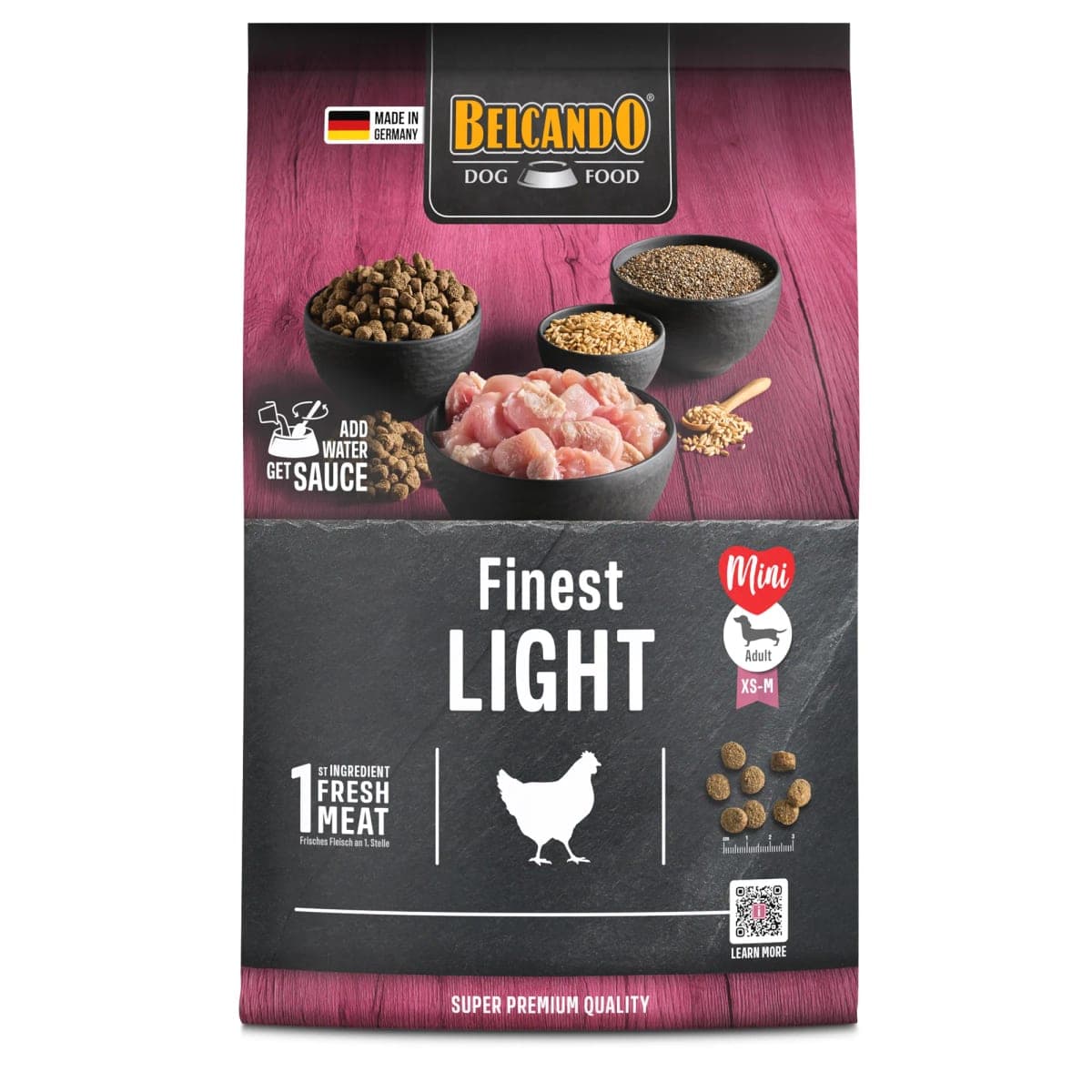 Alimento seco Finest Light para perros adultos con sobrepeso o mayores, ave, 4 kg