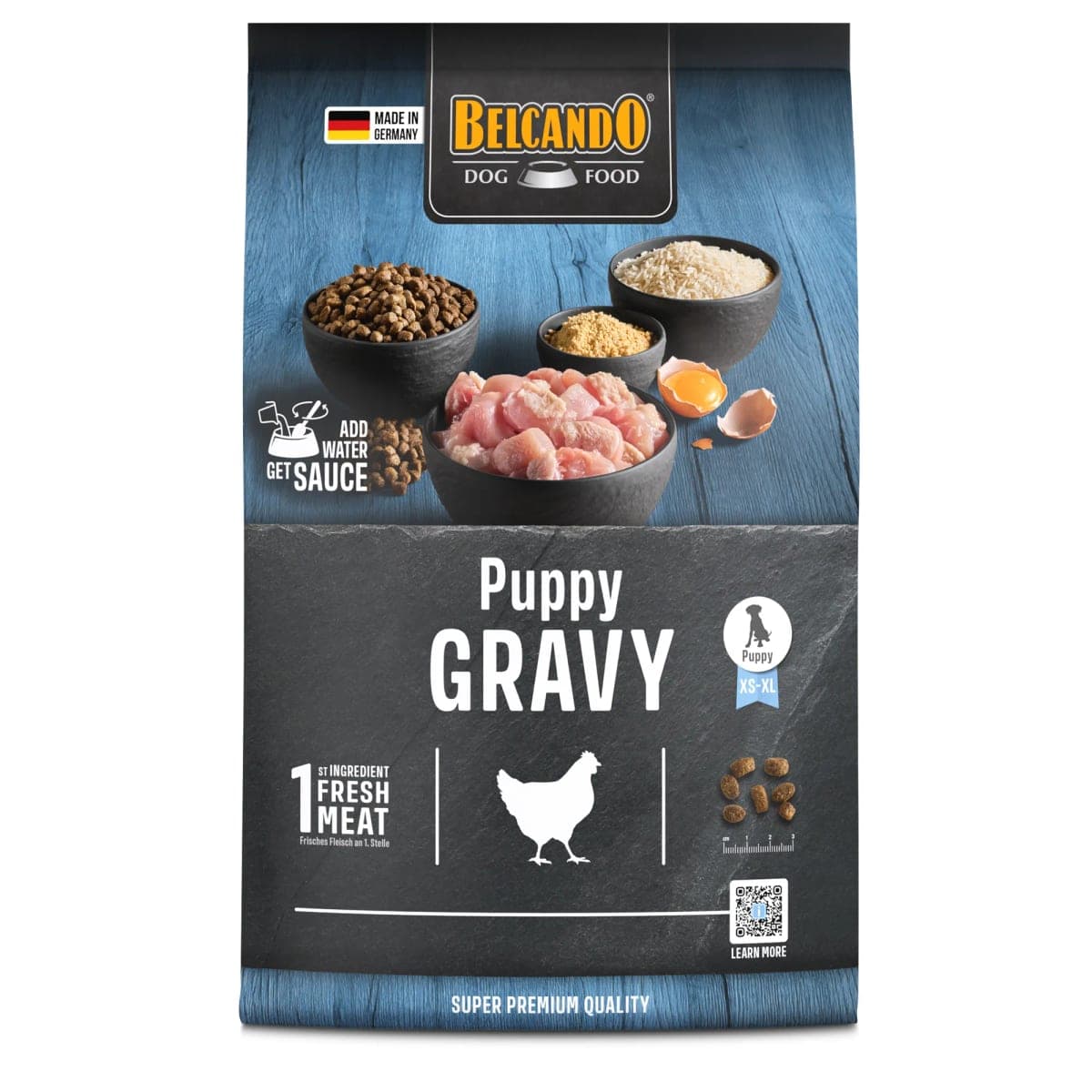 Alimento seco Puppy Gravy para cachorros, ave, 4 kg