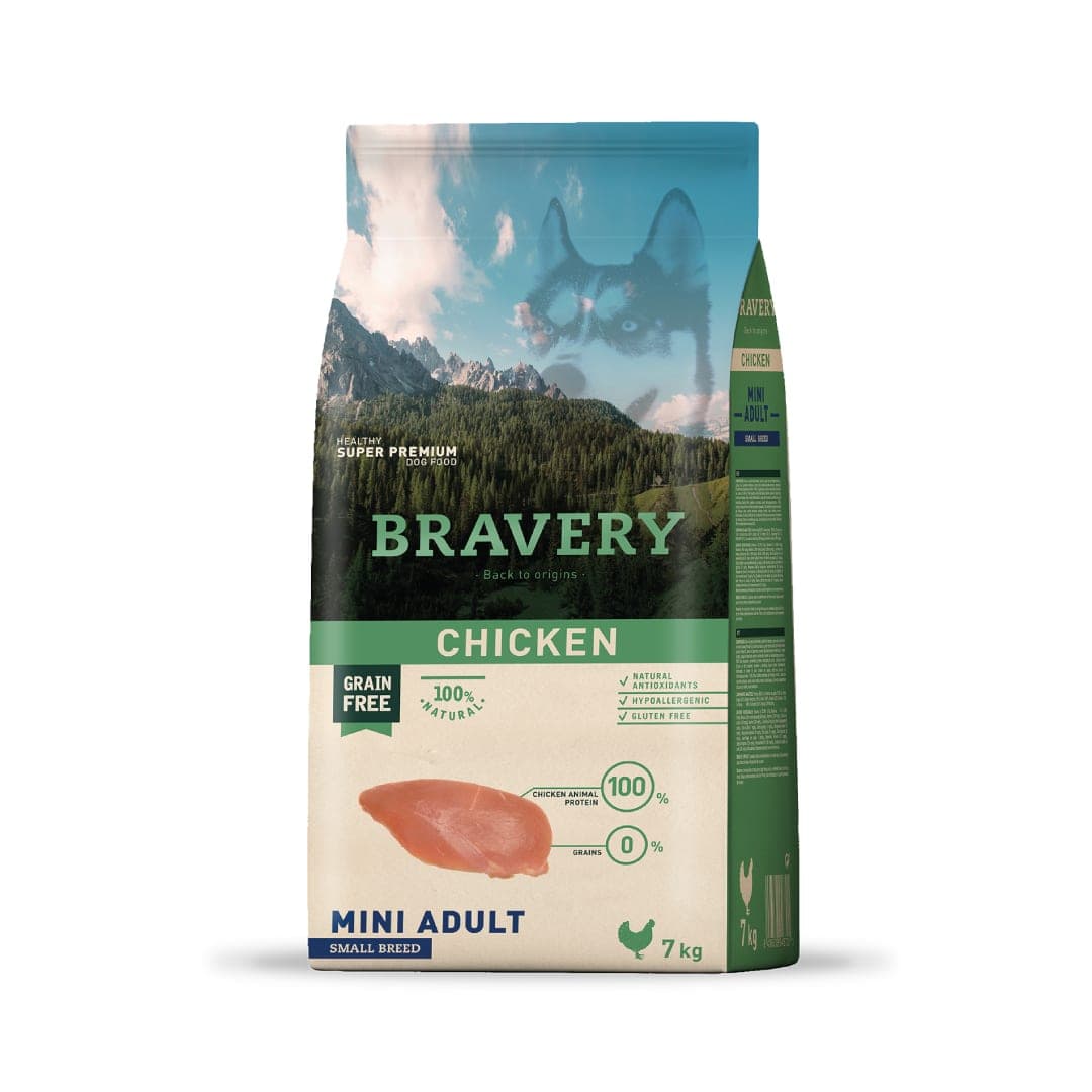Alimento seco de pollo para perros adultos de razas pequeñas, 7 kg