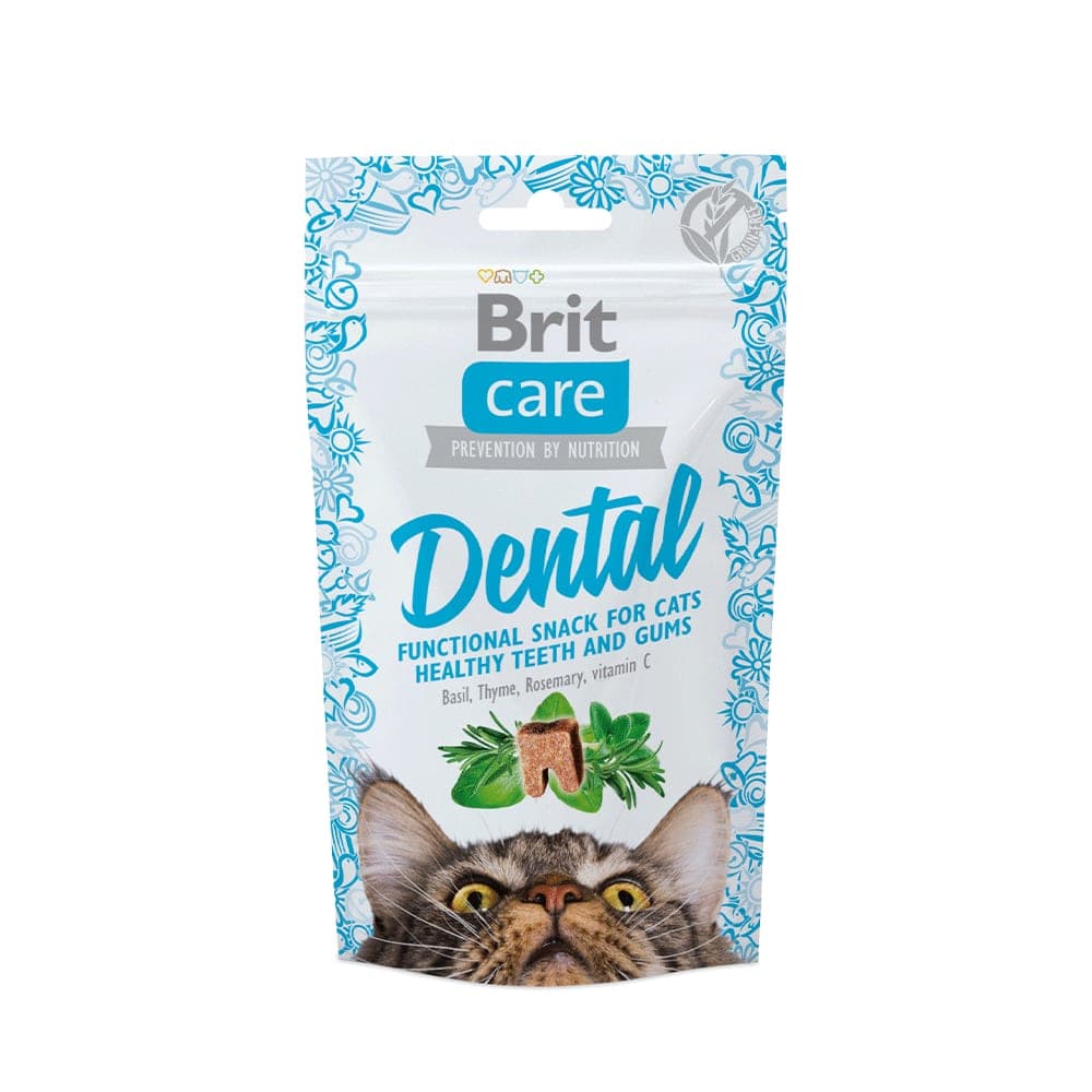 Snack dental semihúmedo para gatos, pavo, 50 g