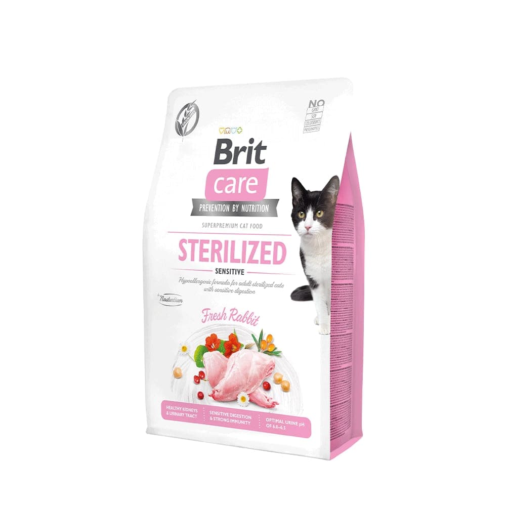 Alimento seco Sterilized Sensitive para gatos esterilizados, conejo, 2 kg