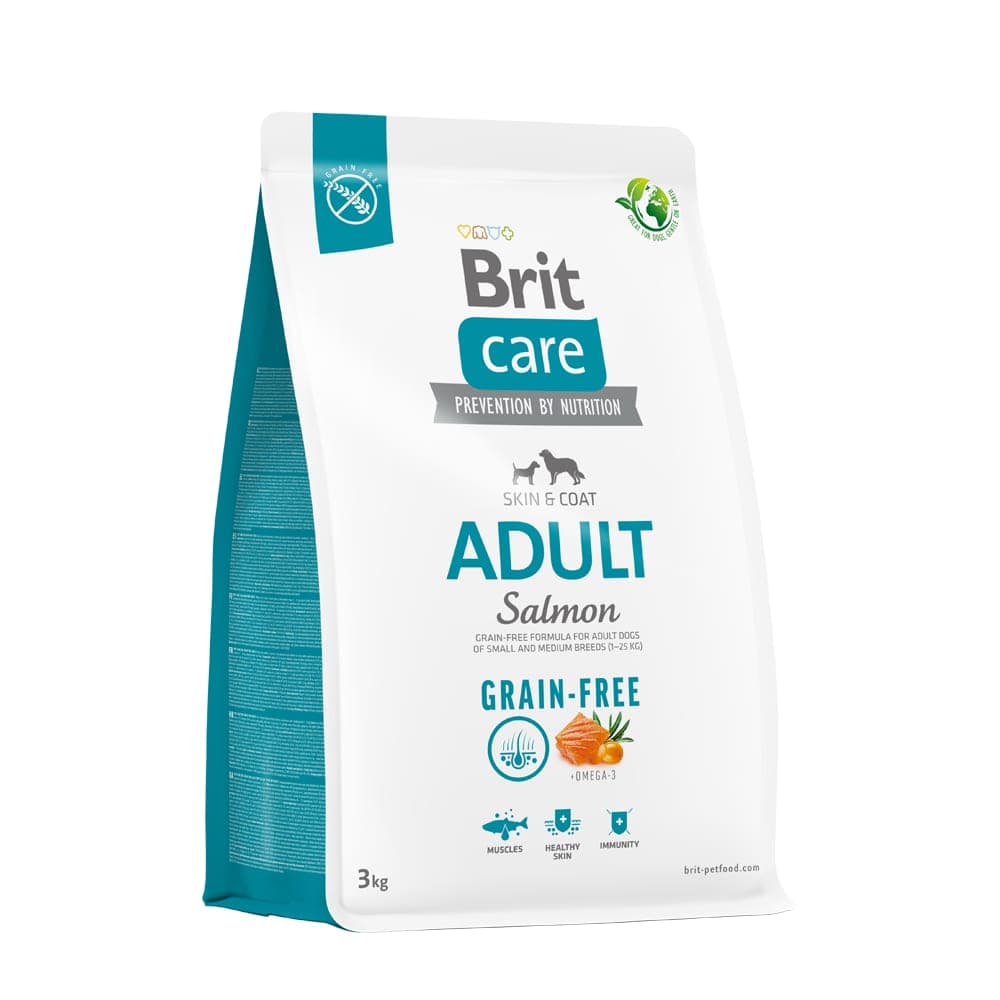Alimento seco Grain Free Adult para perros de razas pequeñas y medianas, salmón y papa, 3 kg