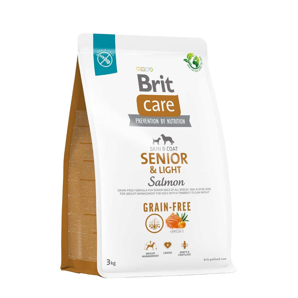 Alimento seco Grain Free Senior & Light para perros mayores, salmón y papa, 3 kg