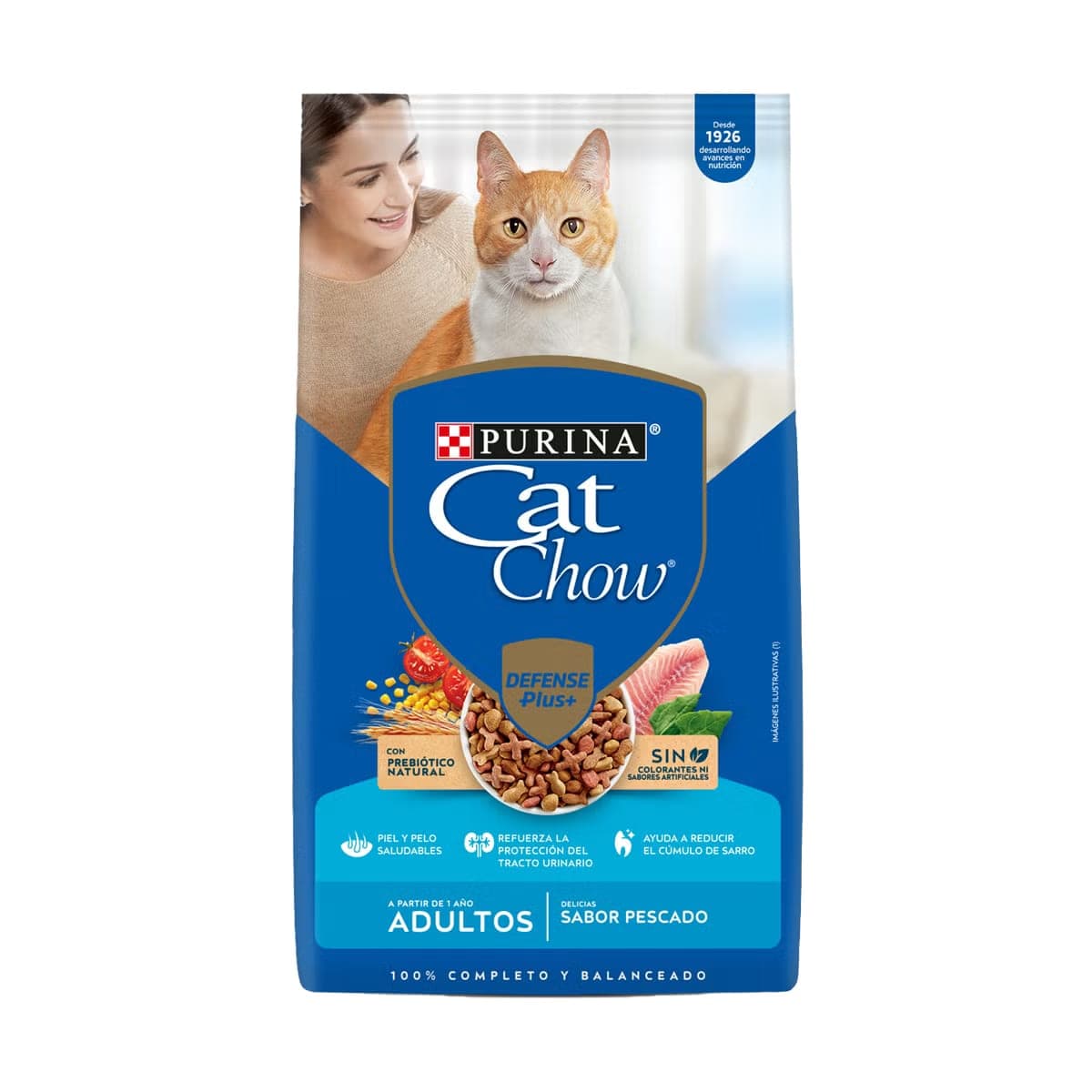 Alimento seco para gatos adultos Delicias sabor pescado, 1 kg