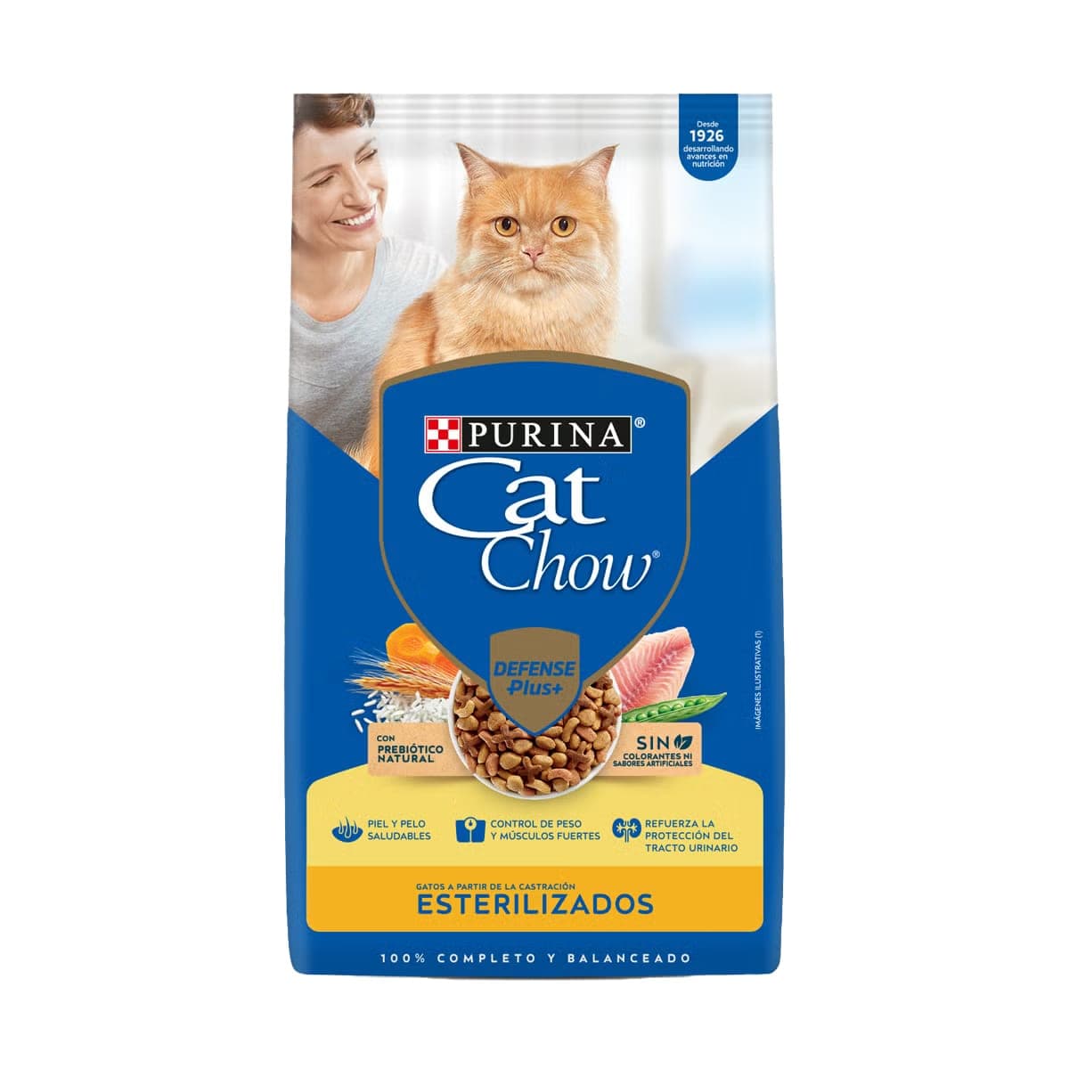 Alimento seco para gatos esterilizados, 3 kg