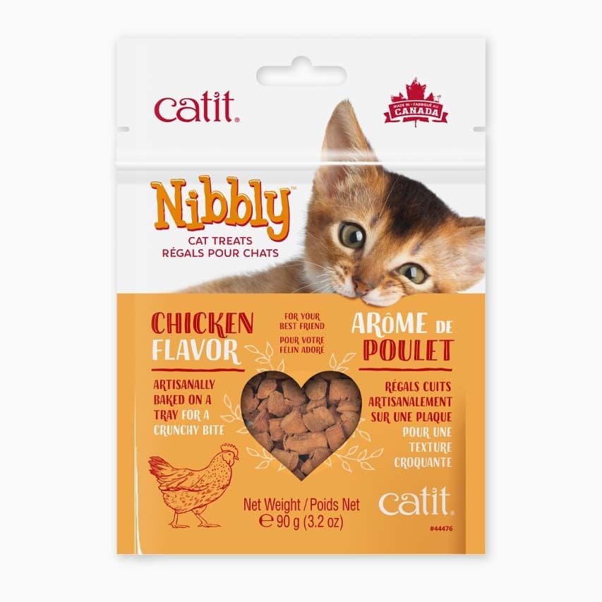 Snack crujiente Catit Nibbly Crispy de pollo, 90 g
