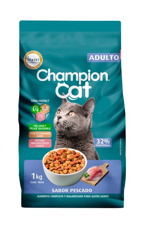 Alimento seco para gatos adultos sabor pescado, 3 kg