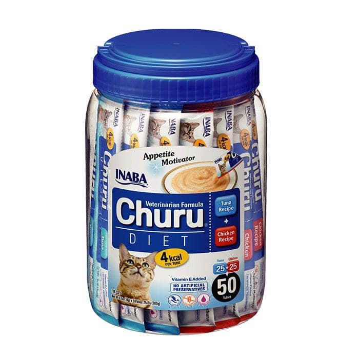 Snack cremoso Churu Diet de atún y pollo, 50 tubos