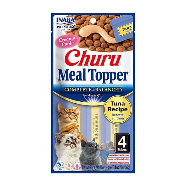 Topper cremoso Churu Meal Topper de atún, 4 tubos