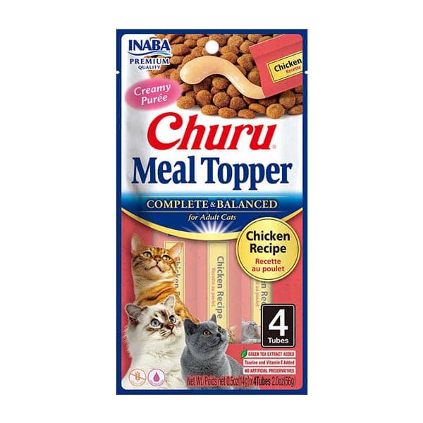 Topper cremoso Churu Meal Topper de pollo, 4 tubos