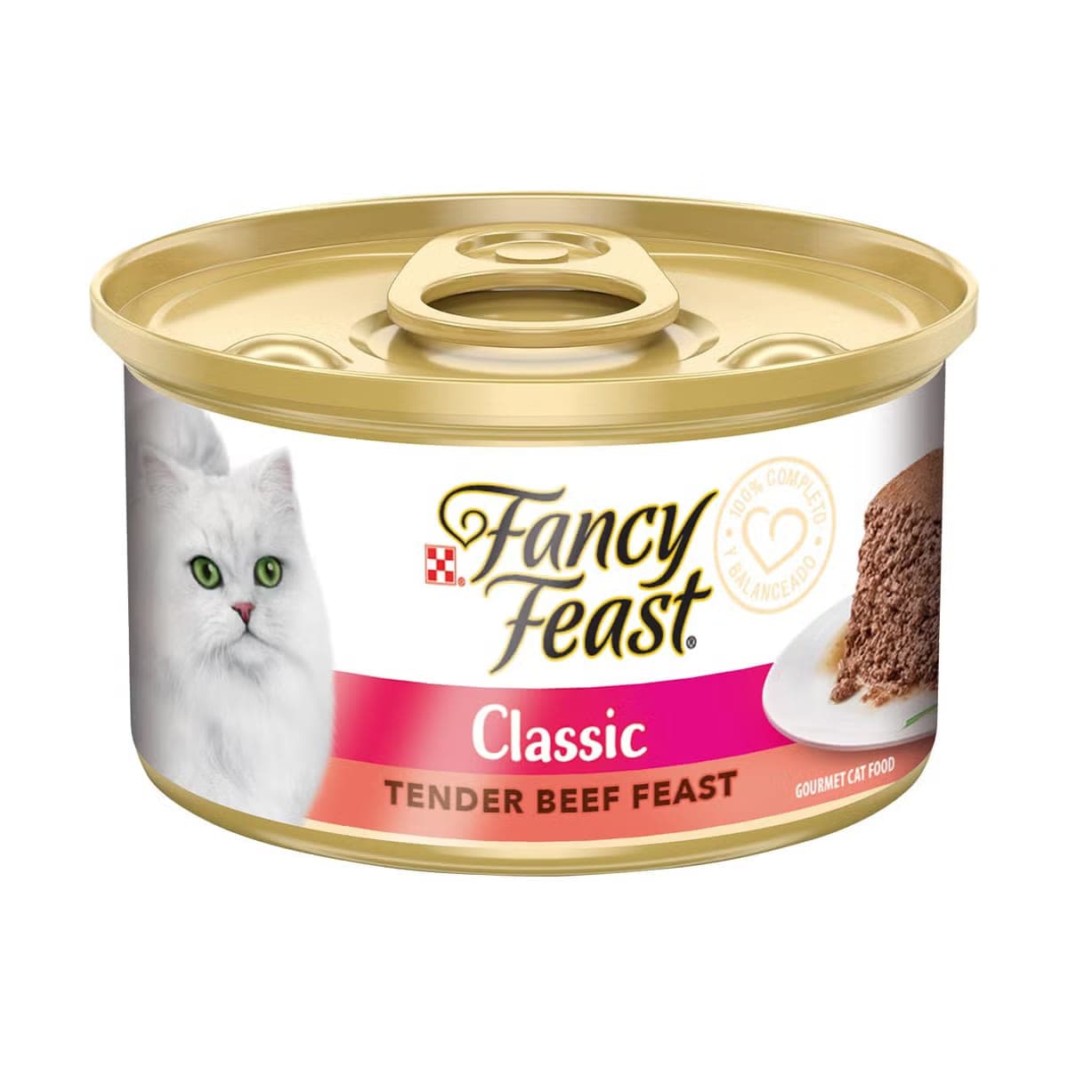 Alimento húmedo para gatos adultos Mousse de carne, lata de 85 g