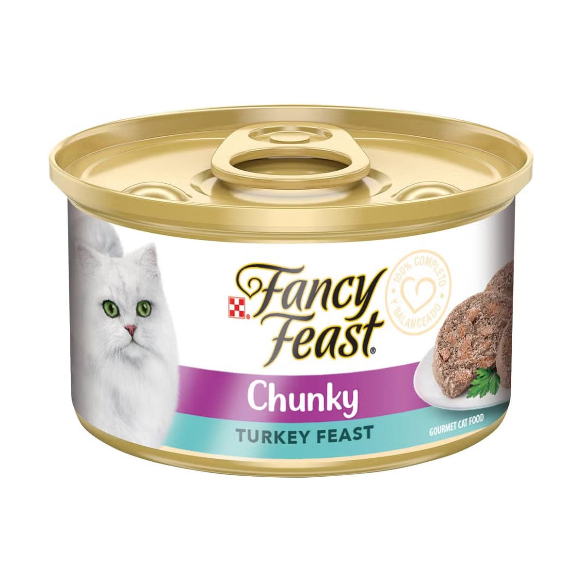 Alimento húmedo para gatos adultos Terrine de pavo, lata de 85 g