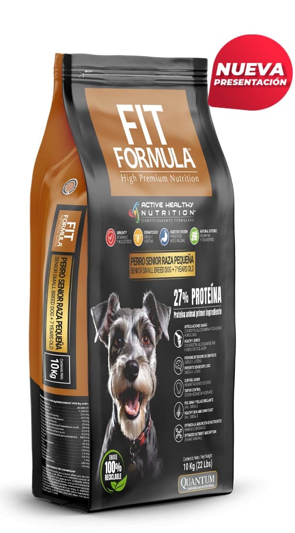Alimento seco para perros senior de raza pequeña, 10 kg