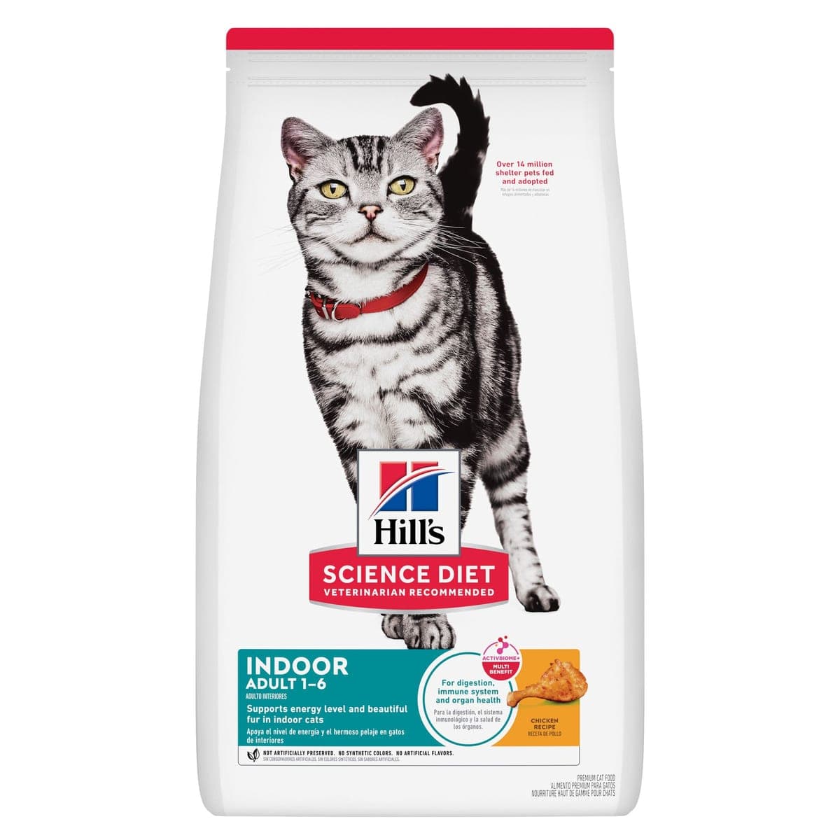 Alimento seco para gatos adultos de interior Science Diet Indoor, 1,58 kg