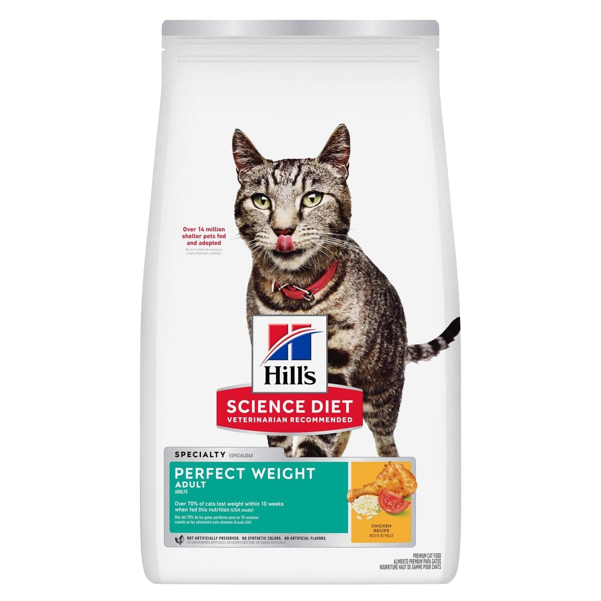 Alimento seco para gatos adultos Science Diet Perfect Weight, 1,36 kg