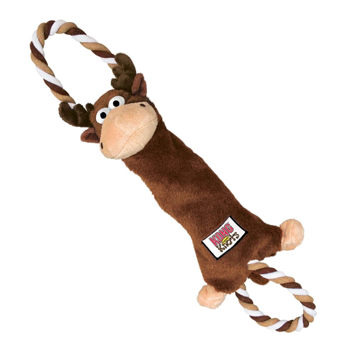 Peluche de tira y afloja Tugger Knots Moose para perros, talla M/L