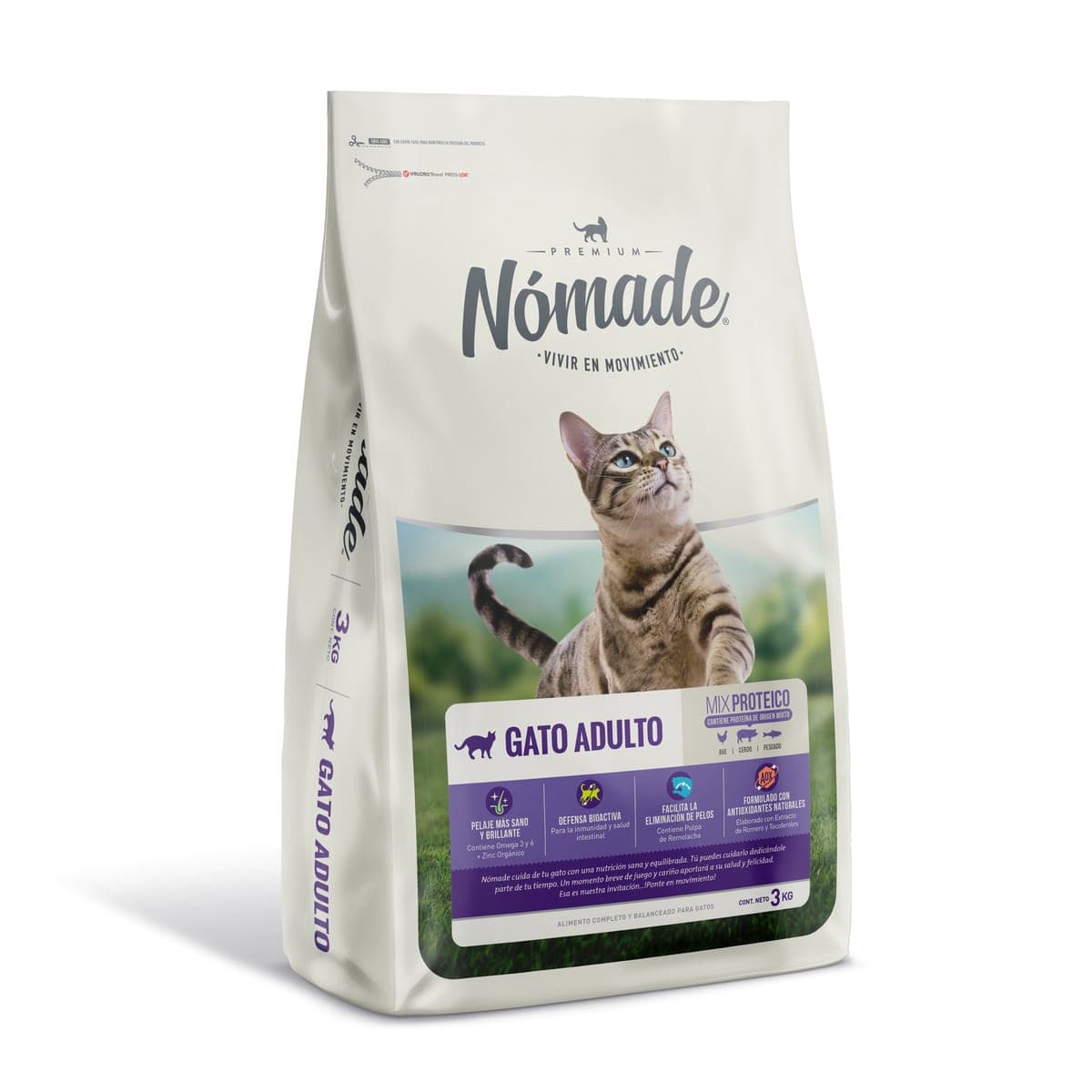 Alimento seco para gatos adultos, 3 kg