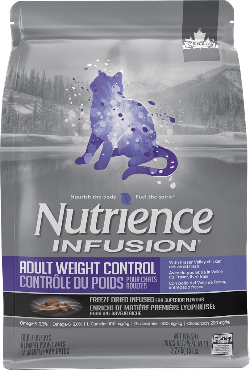 Alimento seco Infusion para gatos adultos, control de peso, pollo, 2,27 kg