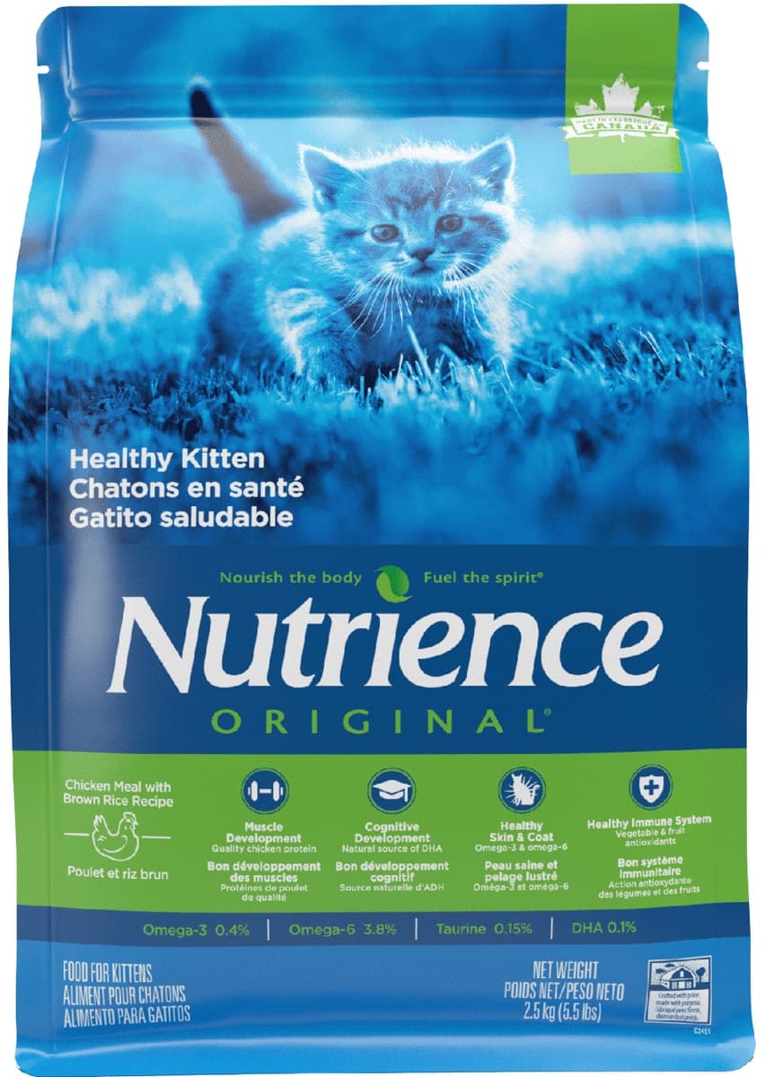 Alimento seco Original para gatitos, pollo con arroz integral, 2,5 kg