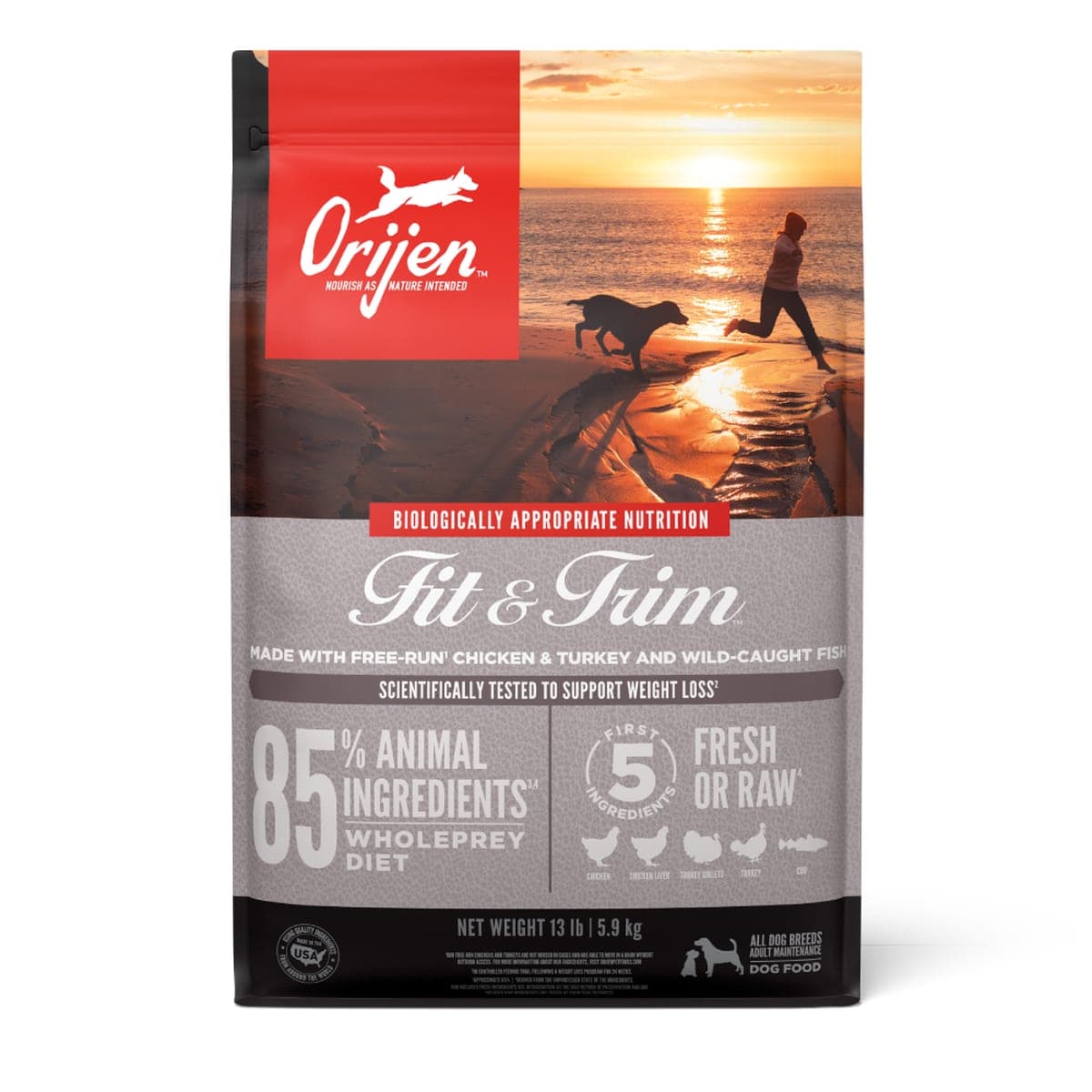 Alimento seco para perros adultos Fit & Trim, 2 kg