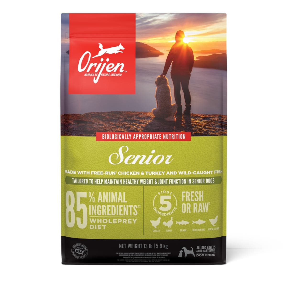 Alimento seco para perros mayores Senior, 2 kg
