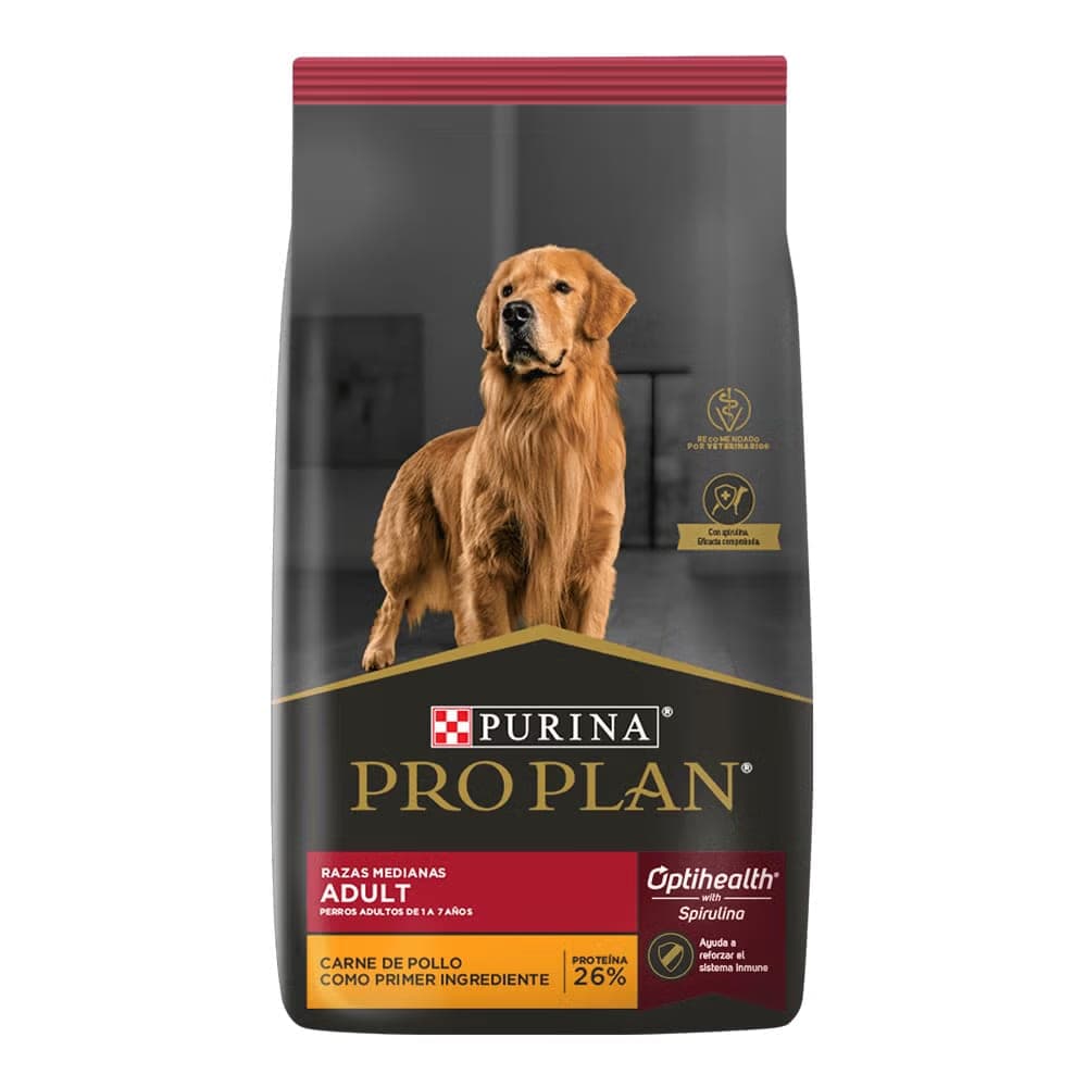 Alimento seco para perros adultos de razas medianas, con pollo, 3 kg