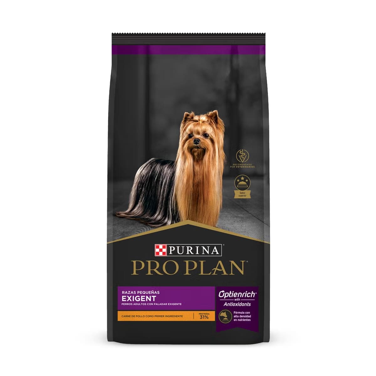 Alimento seco Exigent para perros adultos de razas pequeñas, con pollo, 3 kg