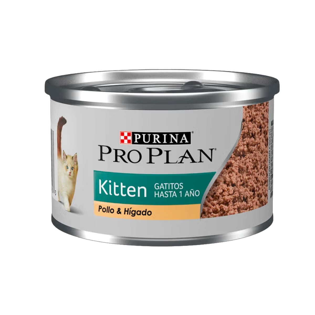 Alimento húmedo para gatitos de hasta 12 meses, pollo e hígado, lata de 85 g
