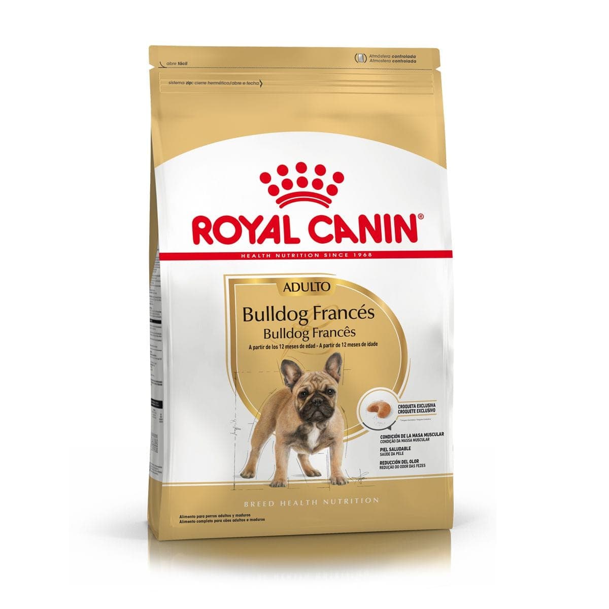 Alimento seco para perros adultos de raza Bulldog Francés, 3 kg