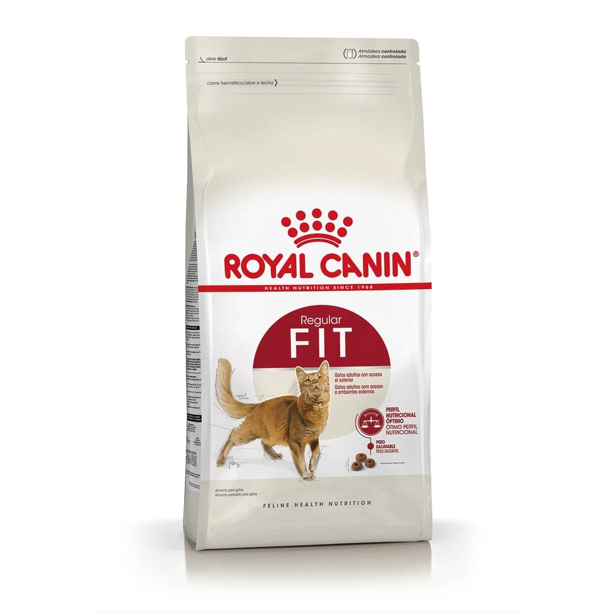 Alimento seco para gatos adultos Fit, 1,5 kg