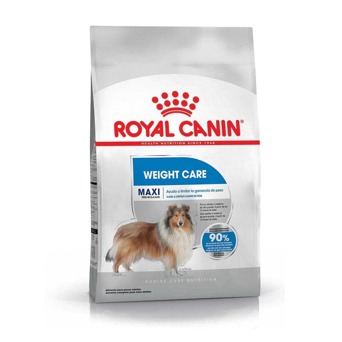 Alimento seco para perros adultos de razas grandes con tendencia al sobrepeso Maxi Weight Care, 10 kg