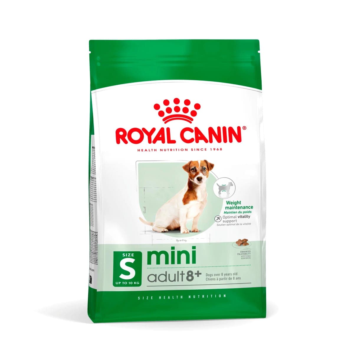 Alimento seco para perros maduros de razas pequeñas Mini Adult 8+, 3 kg