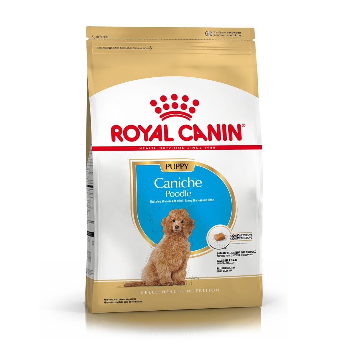Alimento seco para cachorros de raza Poodle, 3 kg