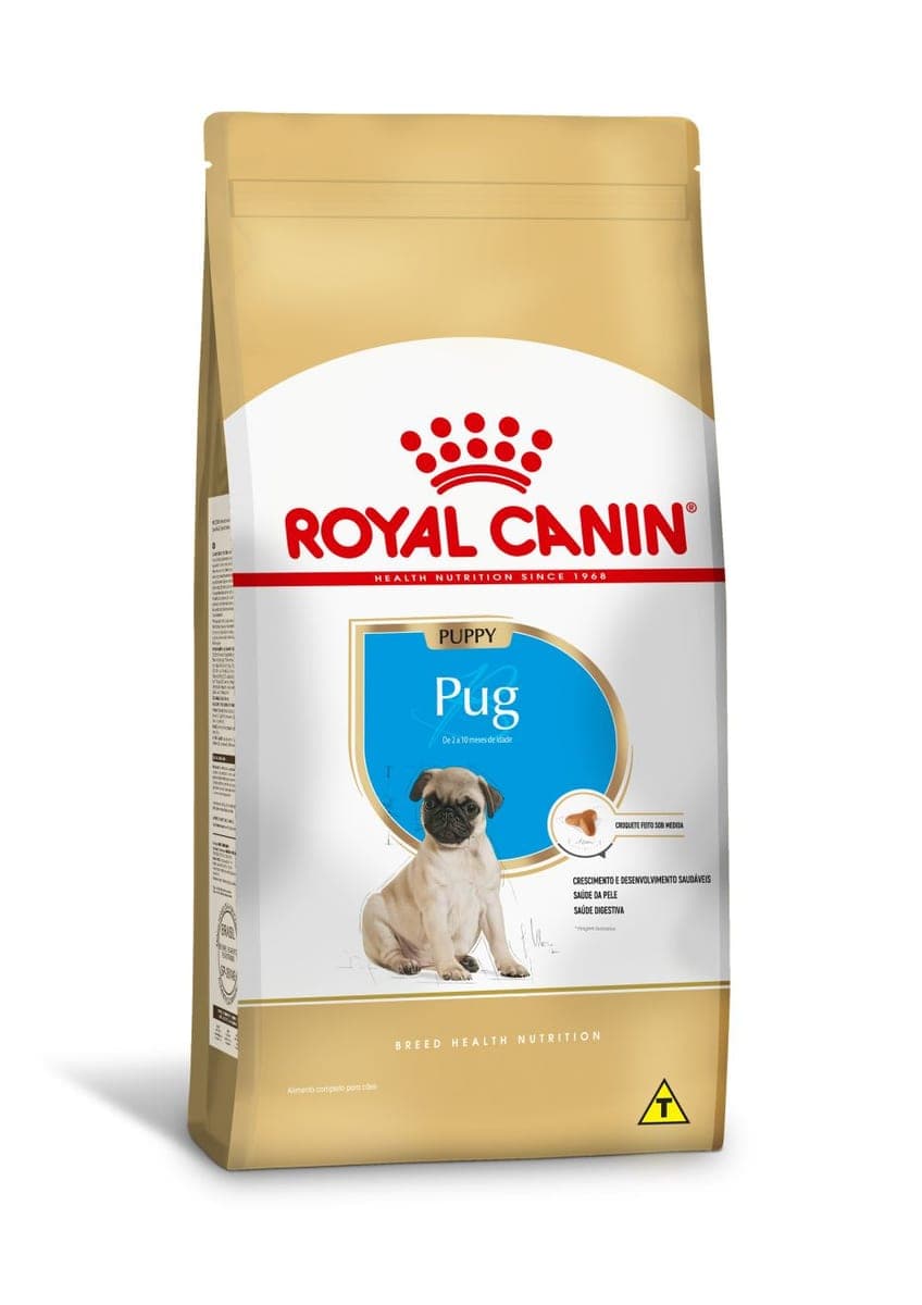 Alimento seco para cachorros de raza Pug, 2,5 kg